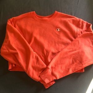 Champion bright organ cropped sweatshirt